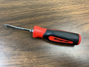Snap-on Tools SGD2B RED 7/32" Tip Soft Grip Flat Head Screwdriver USA - Picture 1 of 13