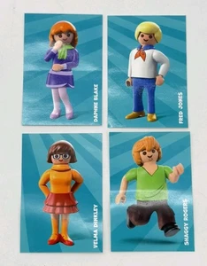 Playmobil Scooby-Doo Character Cards Fred Shaggy Daphne Velma 2021 Geobra - Picture 1 of 2