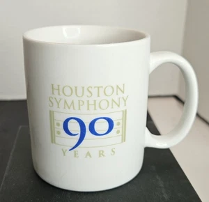 Ceramic 12 Oz. White Coffee Mug Houston Symphony 90th Anniversary - Picture 1 of 6