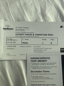Eintrittskarte St Pauli Theater - Bild 1 von 1