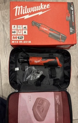 Milwaukee M12IR-201B 12V Sub Compact 3/8” Impact Ratchet - Body Only & Soft Case - Image 1 of 2