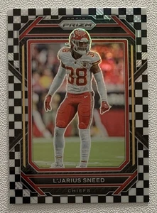 2022 Panini Prizm #146 Black and White Checker L'Jarius Sneed Kansas City Chiefs - Picture 1 of 2