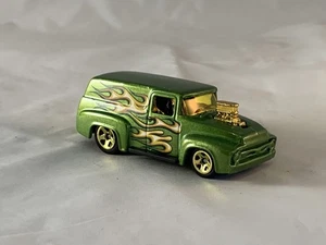 Ford F-100 1956 Hot Wheels flota térmica verde oliva 5 velocidades - Imagen 1 de 5
