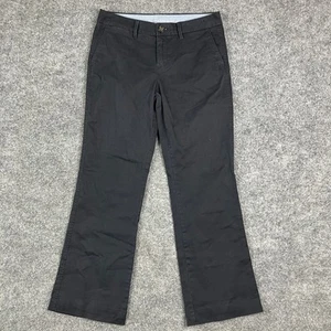 Banana Republic Pants Womens 6P Black Stretch Bootcut Career Petite Business - Picture 1 of 11