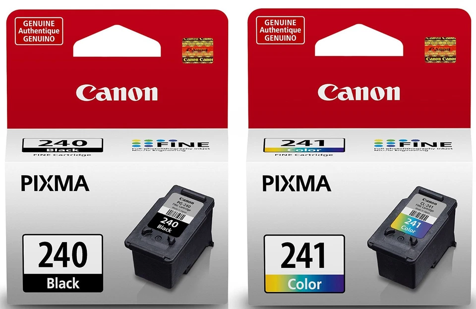 Cartucho de tinta GENUINO Canon PG-240 CL-241 para PIXMA MG3120 MG3520 MG3620 MG4120 Foto 1 de 1