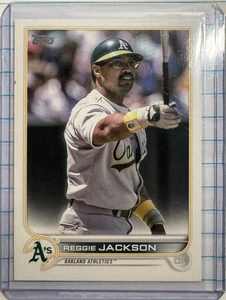 2022 Topps Update Reggie Jackson #US9 Image Variation Short Print SP HOF - Picture 1 of 3