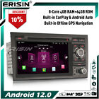 64GB 8-Core Android 12 Car Stereo Sat Nav GPS WIFI for AUDI A4 S4 RS4 SEAT EXEO