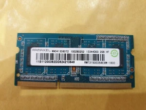 2GB RAMAXEL RAM MEMORY DDR3L-PC3-1600MHz RMT3150ED58E8W-1600 DDR3 for LAPTOP hp - Picture 1 of 2