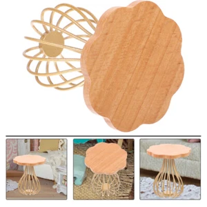 Mini Side Table Miniature Side Table Doll House End Table Decoration Furniture - Picture 1 of 12