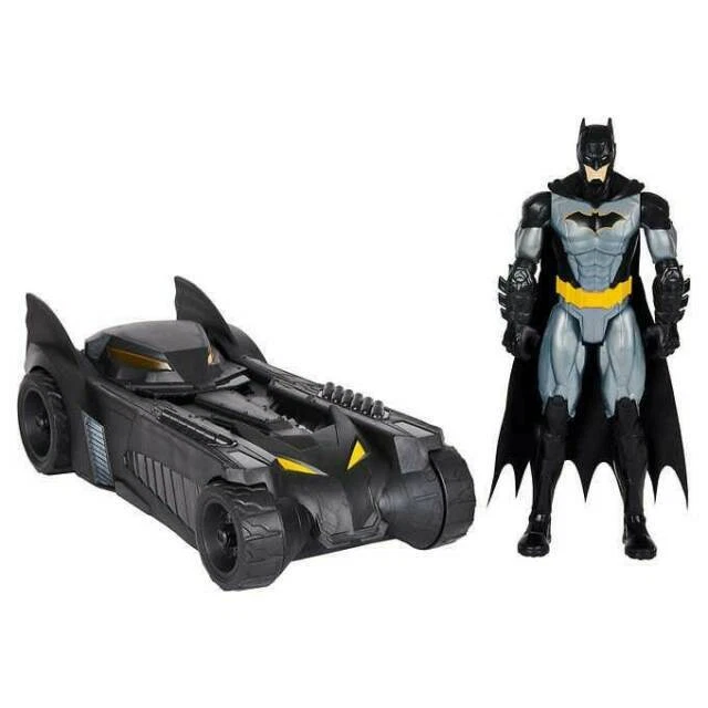DC Comics Tactical Batman Figure & Batmobile Set