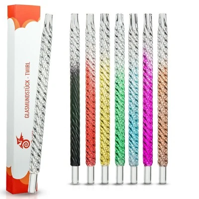 Shisha Mundstück Glas Edles Glasmundstück aus Mundgeblasenen Kristastallglas - Bild 1 von 4