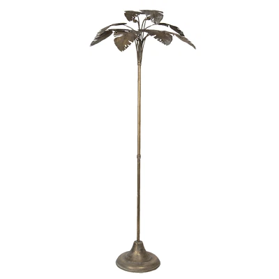 165cm LED Metal Floor Lamp Light Palm Leaf Leaves Design Gold 40w Inline Switch - image 1 of 2