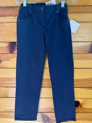 Calça Hanna Andersson azul marinho nova com etiquetas cintura ajustável para meninas tamanho 120 (6-7) - Imagem 1 de 2