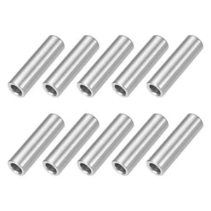 10Pcs 304 Stainless Steel Spacers, 6mm ID x 10mm OD x 35mmL for 1/4" or M6 Screw - Picture 1 of 5