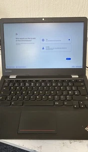 Lenovo ThinkPad 11.6in Chromebook 20GM-S0CL00 Celeron N3160 4Gb DDR3 32Gb eMMc - Picture 1 of 3
