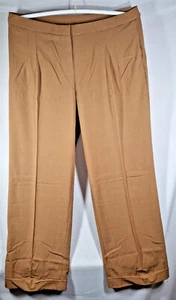 Simply Be Women Ladies Camel Slouch Trousers Plus Size UK 28L LTJun16-01 - Picture 1 of 6