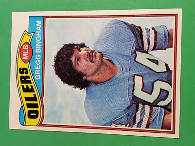 1977 TOPPS FOOTBALL #366 GREGG BINGHAM HIGH GRADE EX EX-MT - Image 1 of 2