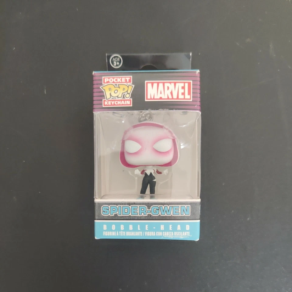 Funko Pocket Pop Bobble Head Keychain Spider Gwen Marvel