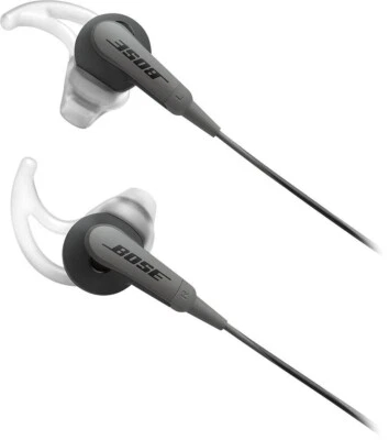 Bose SoundSport Wired Earbuds In-Ear 3.5mm Jack Sporting Headphones Charcoal - Image 1 of 4