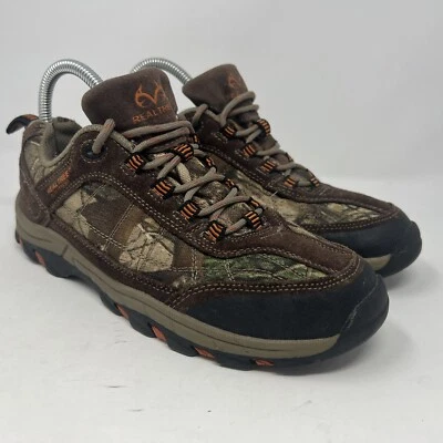 RealTree Clay Jr Youth Boys Size 5 Camo Ankle Hiking Hunting Snow Boots Shoes - Image 1 of 4