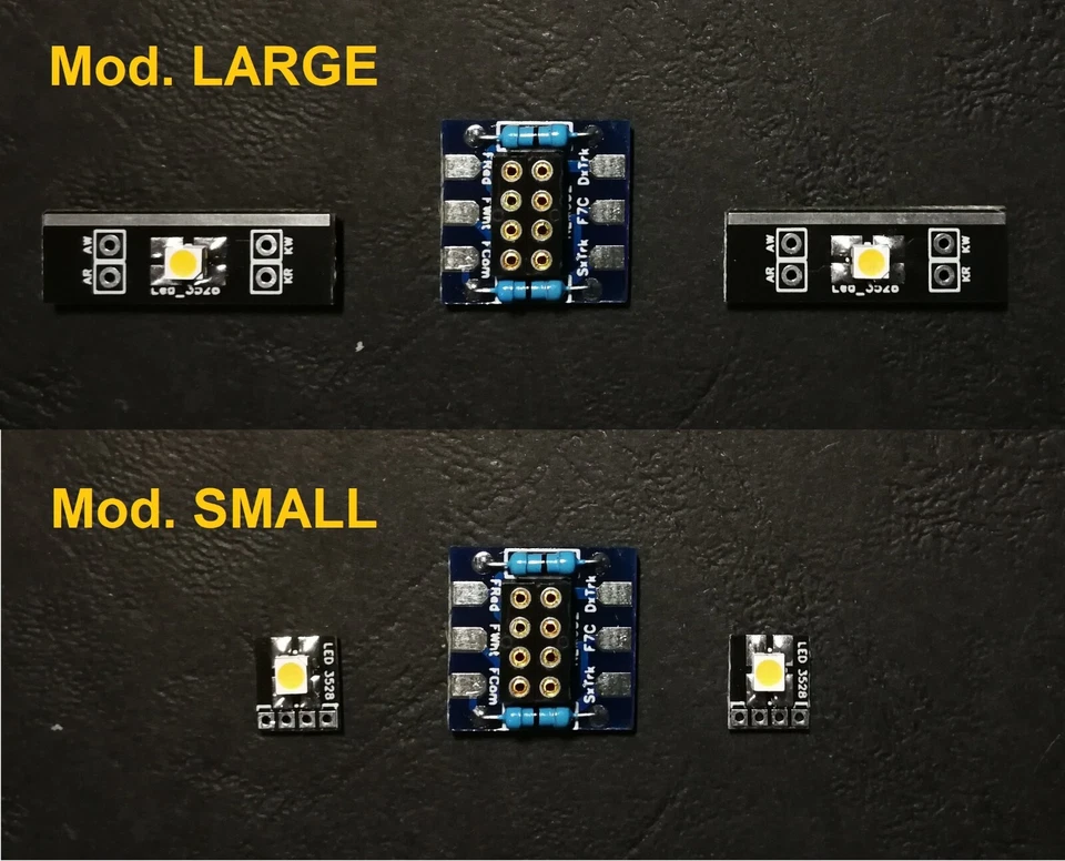 Kit presa NEM652 per Decoder DCC + luci led - Cambio Luci Locomotive - Immagine 1 di 1
