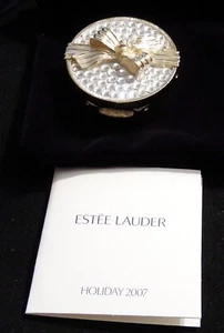Estee Lauder Treasured Hatbox Solid Perfume Compact NEW!!! - Picture 1 of 4