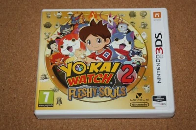 Yo-Kai Watch 2 : Fleshy Souls - Nintendo 3DS - Genuine - 2017 - Tested - 7+ - Image 1 of 4