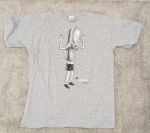 Beavis Butthead Cornholio T-Shirt New 1997 Stanley Desantis XL Extra Large Grey - Picture 1 of 12