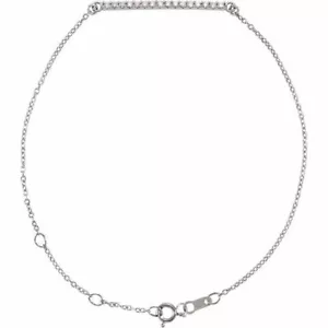 Pulsera barra de diamantes de platino (1/6 quilates) tw.) - Imagen 1 de 2