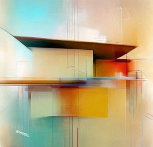 Digital Art Bild Surreale Malerei Künstliche Intelligenz OOAK - Bild 1 von 1