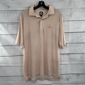 Polo FootJoy Performance uomo grande pied de poule traspirante golf logo elasticizzato - Foto 1 di 6