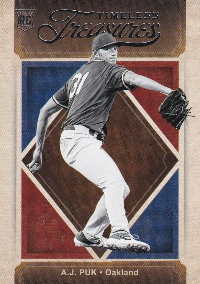2020 CHRONICLES TIMELESS TREASURES RC A.J. PUK OAKLAND ATHLETICS ROOKIE - B4614 - Image 1 of 2