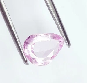 Gema transparente de pera certificada de piedras preciosas sueltas sin tratar de morganita natural de 1,82 quilates - Imagen 1 de 9
