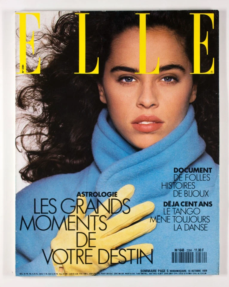 Patty Sylvia CAMERON ALBORZIAN Monica Bellucci ELLE October 1989 ROBERTA CHIRKO - Image 1 of 1