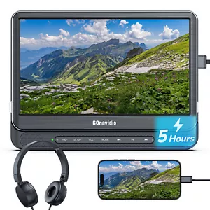 12" HD Car Headrest DVD Player for Kids AV Out & in USB HDMI Battery+ Headphones - Picture 1 of 15
