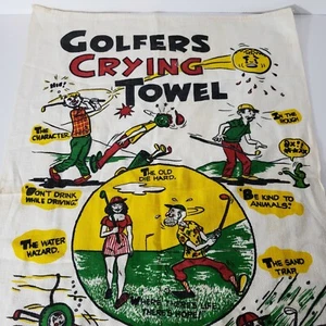 Toalla para llorar golfistas como nueva de colección - Imagen 1 de 2
