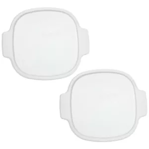 Tapa de repuesto de almacenamiento de alimentos Corningware A-2-PC cuadrada 2 cuartos y 3 quilates (paquete de 2) - Imagen 1 de 2