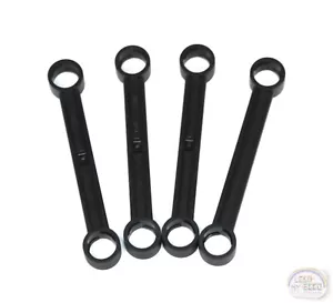 LEGO Technic - 1x6 Steering Rod w/o Stoppers - Black - New - (2739a, Link, EV3) - Picture 1 of 3