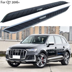 Fits for Audi Q7 2016-2022 Running Board Side Step Nerf Bar Side Stair 2PCS - Picture 1 of 11