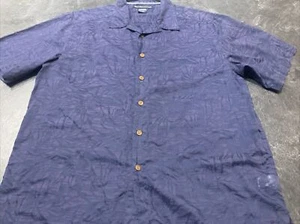 Exofficio Men’s See-through Sheer Camp Floral Shirt Large L - Picture 1 of 11