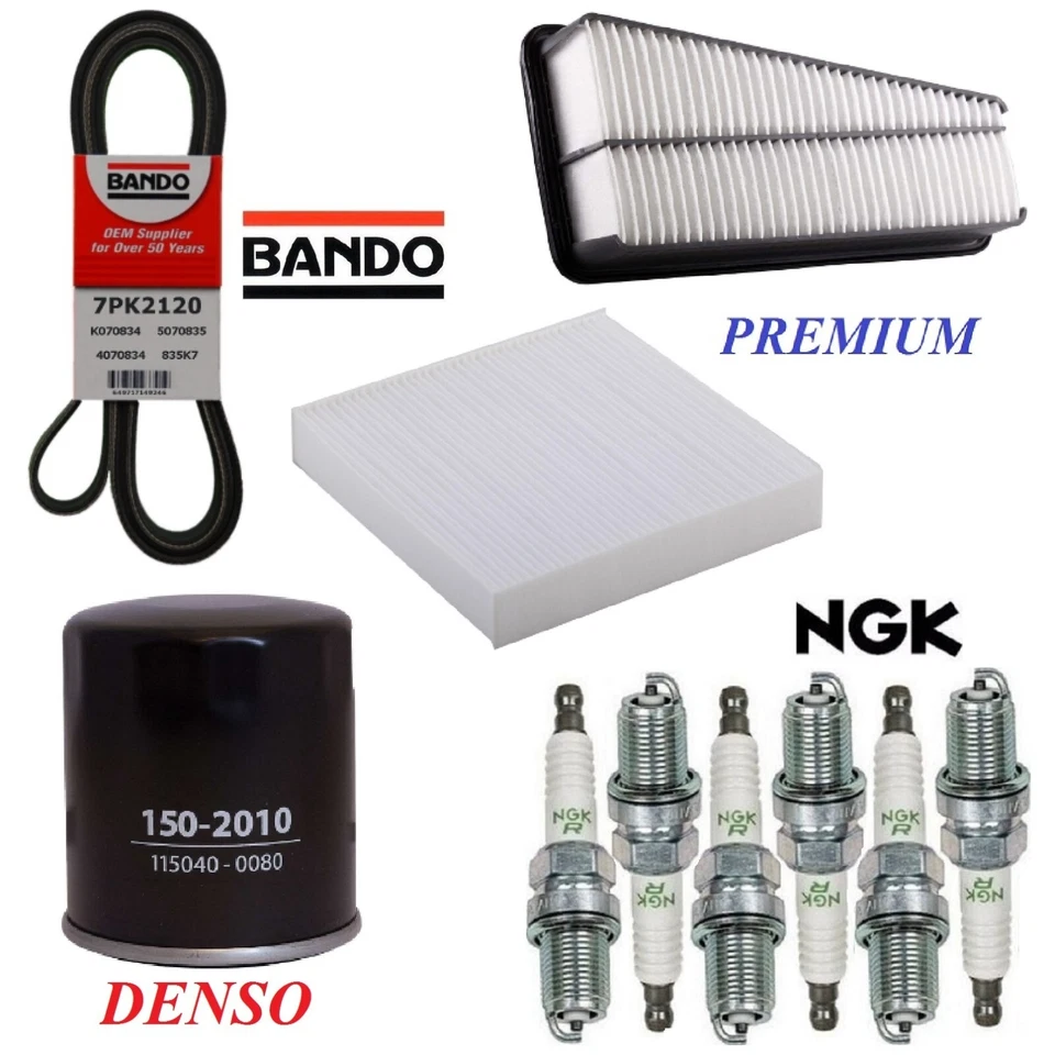 Tune Up Kit Filters Belt Plugs for Toyota Tacoma V6; 4.0L 2005-2015 - Image 1 of 1