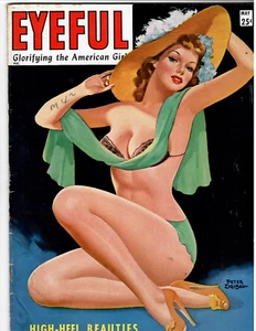 Vintage Cheesecake Magazine, EYEFUL May 1947, Peter Driben Cover, Figure Models - Picture 1 of 3