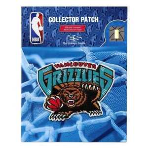 Vancouver Grizzlies Patch Hardwood Classic Logo Embroidered Iron On - Picture 1 of 3