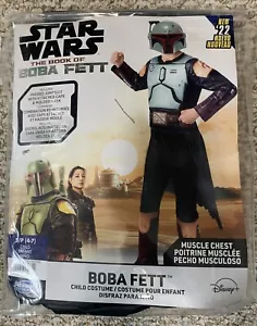 Star Wars Boba Fett NEW 2-Piece Set Halloween Costume Child Size S 4-7 - Picture 1 of 15