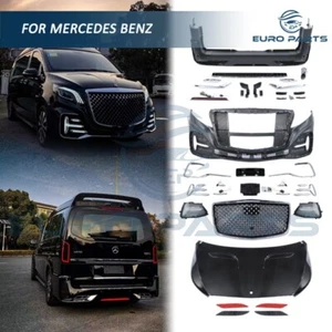 For 2016-2020 Mercedes-Benz W447 vito Front& Rear bumper body Kit Stars grille - Picture 1 of 6