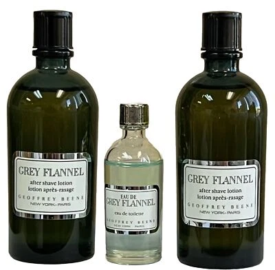 2 botellas Eau de Grey Frannel 2 OZ loción para después del afeitado de Geoffrey Beene + gratis Foto 1 de 2