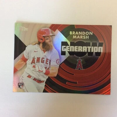 2022 Topps Series 2 Generation Now GN-31 Brandon Marsh RC Angels - Image 1 of 2