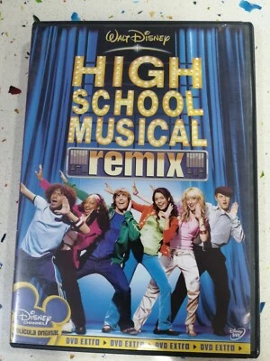 HIGH SCHOOL MUSICAL REMIX DVD DISNEY  2 DISCOS DVD EXTRA AM - Imagen 1 de 3