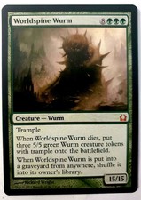 MTG: Return to Ravnica 'Worldspine Wurm' Mythic - #140/274 - VLP