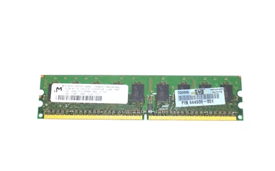 Micron 1GB DDR2 1Rx8 PC2-6400E Memory Module MT9HTF12872AY-800E1 - Image 1 of 3